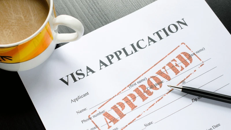 Illustration of the legalisation process for work visa document translation