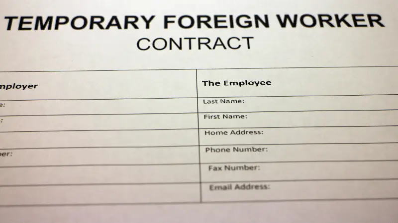 The employing company's responsibility in handling foreign worker documents